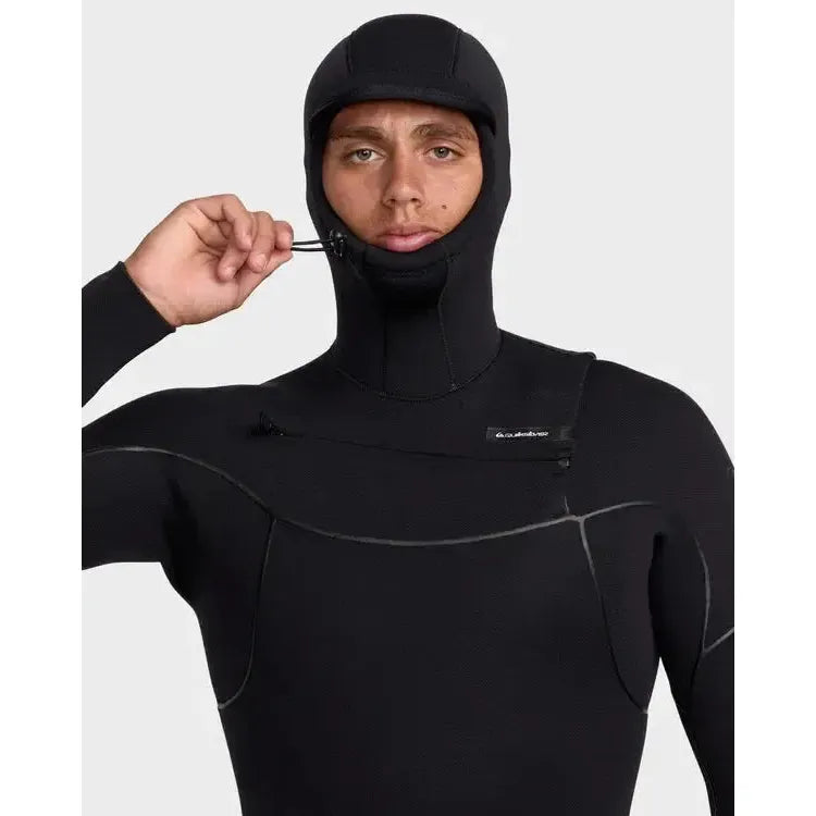Quiksilver Mens 5/4/3 Marathon Sessions Hooded Chest Zip Wetsuits