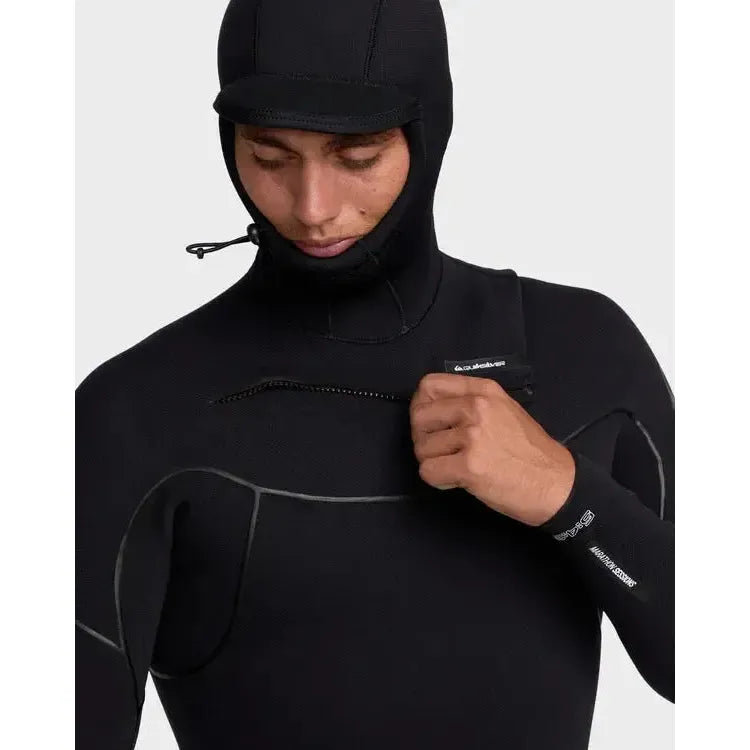 Quiksilver Mens 5/4/3 Marathon Sessions Hooded Chest Zip Wetsuits
