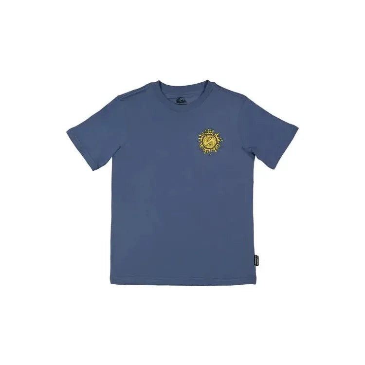 2026 Quiksilver Spiral Flame Youth SS Tee - China Blue