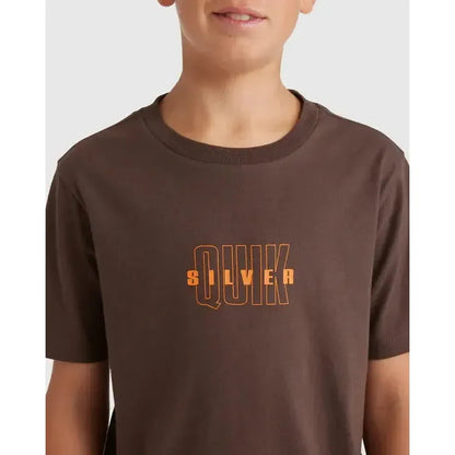 2026 Quiksilver The Void Youth SS Tee - Chocolate Brown