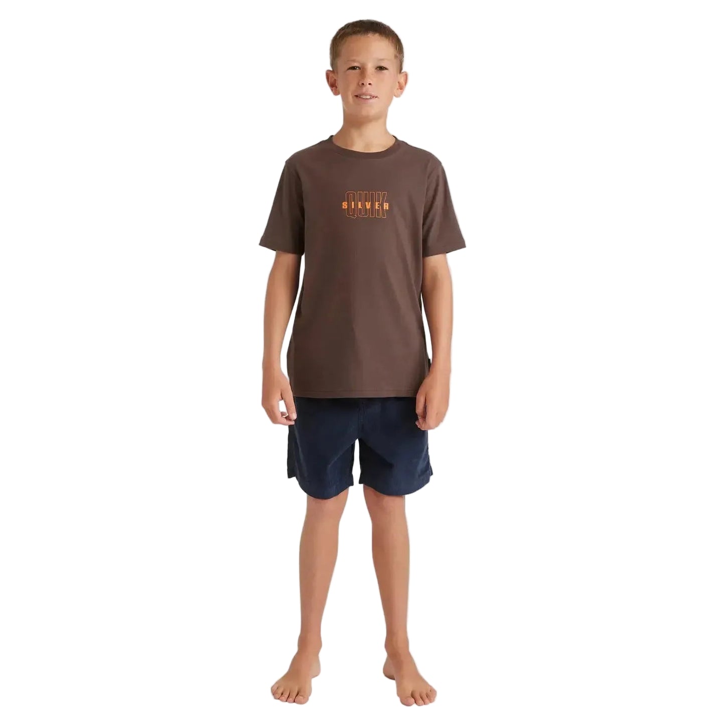 2026 Quiksilver The Void Youth SS Tee - Chocolate Brown
