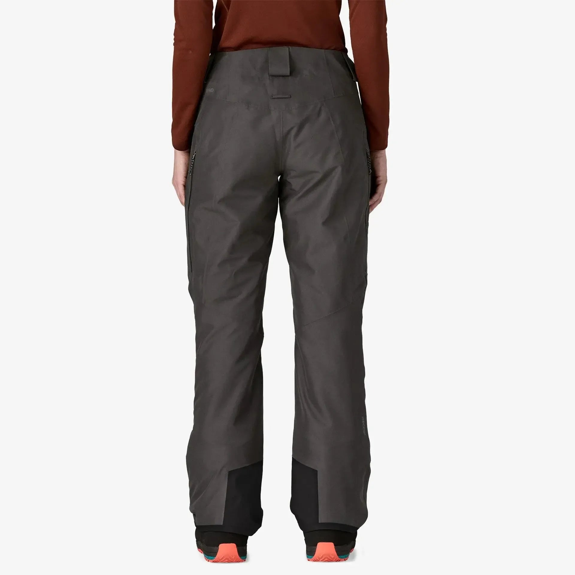 Patagonia Women's Insulated Powder Town Pants in Black | back view