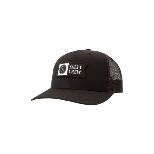 Salty Crew Pinnacle 2 Retro Trucker Cap - Black