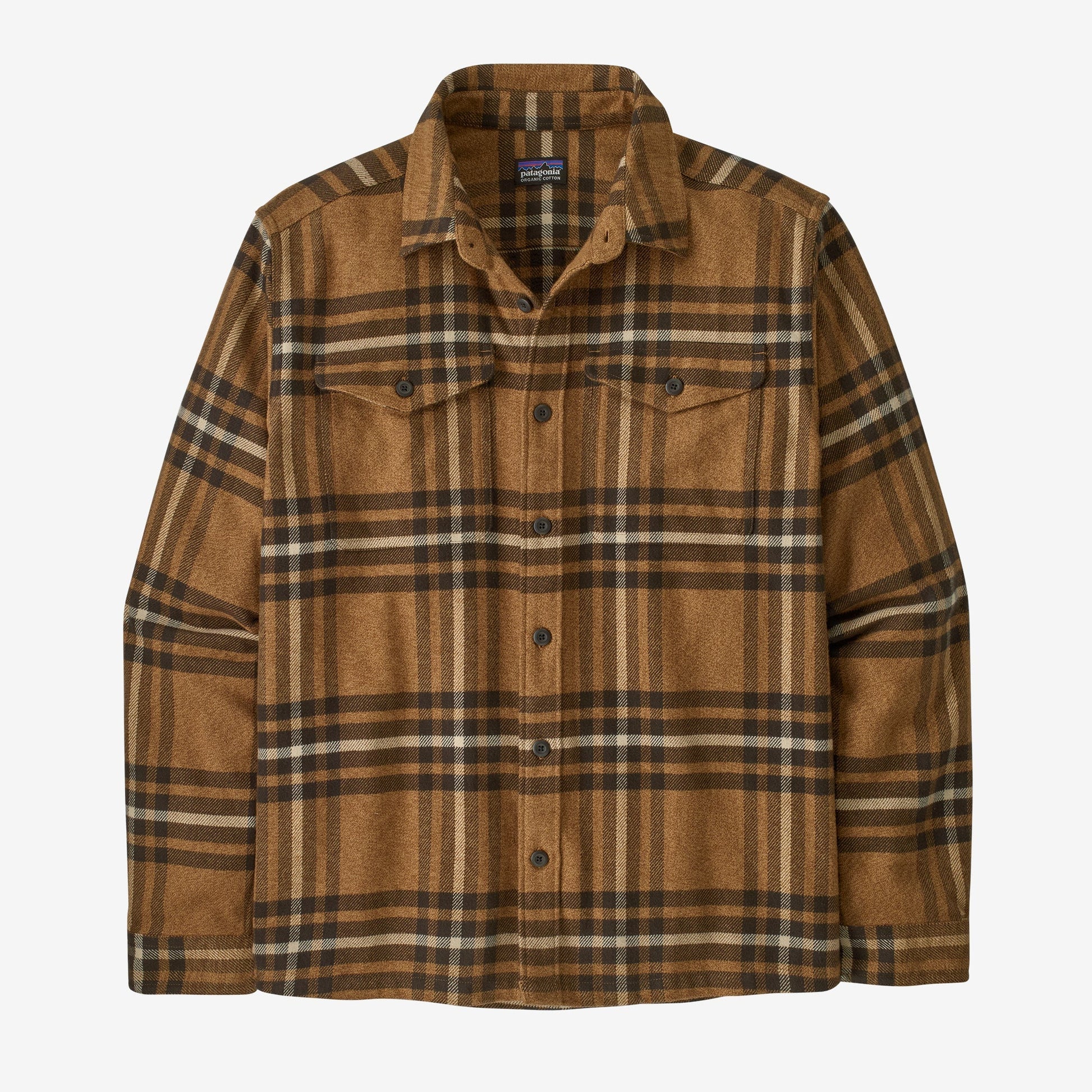 Patagonia Men's Fjord Flannel Shirt | Deer Brown