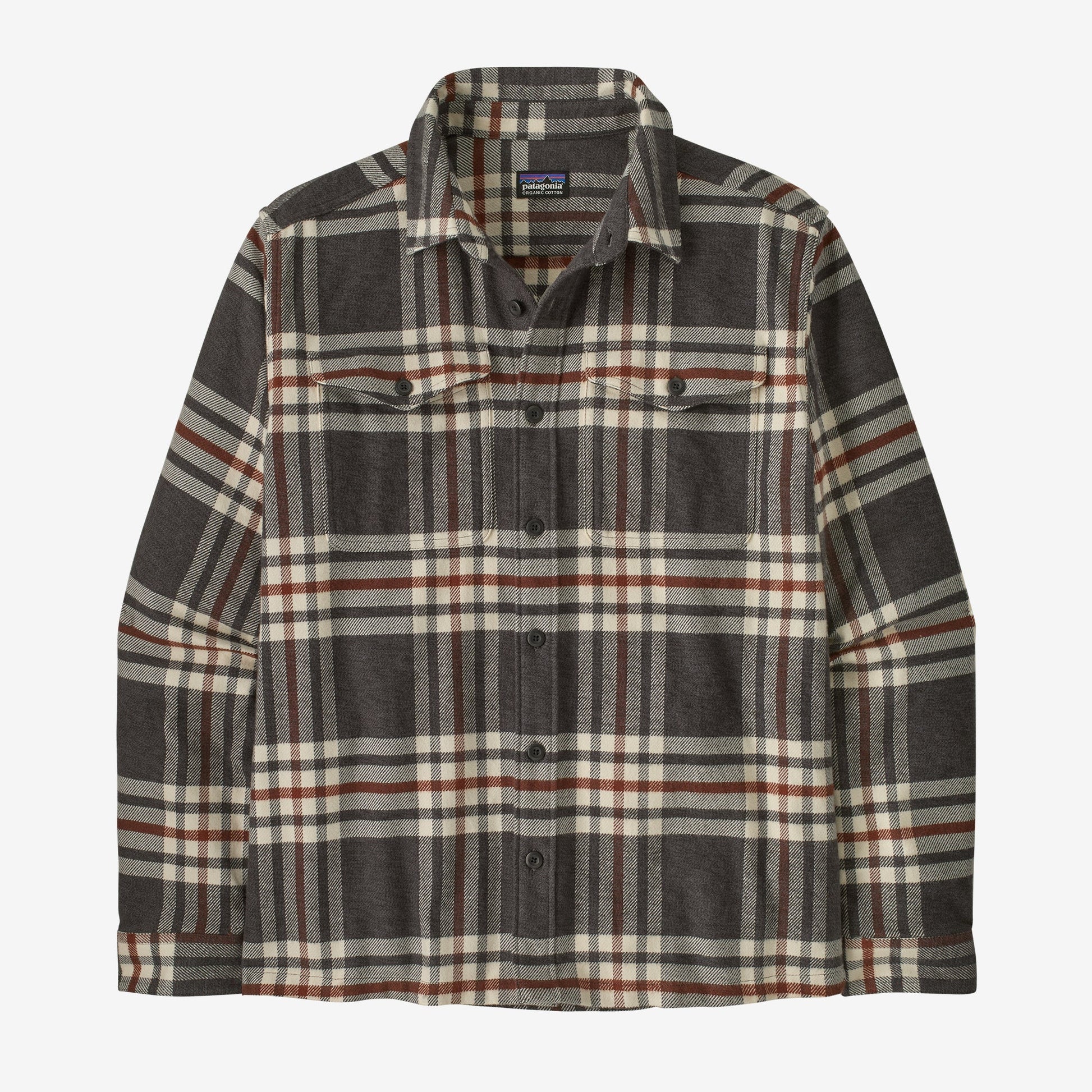 Patagonia Men's Fjord Flannel Shirt |Ink Black 