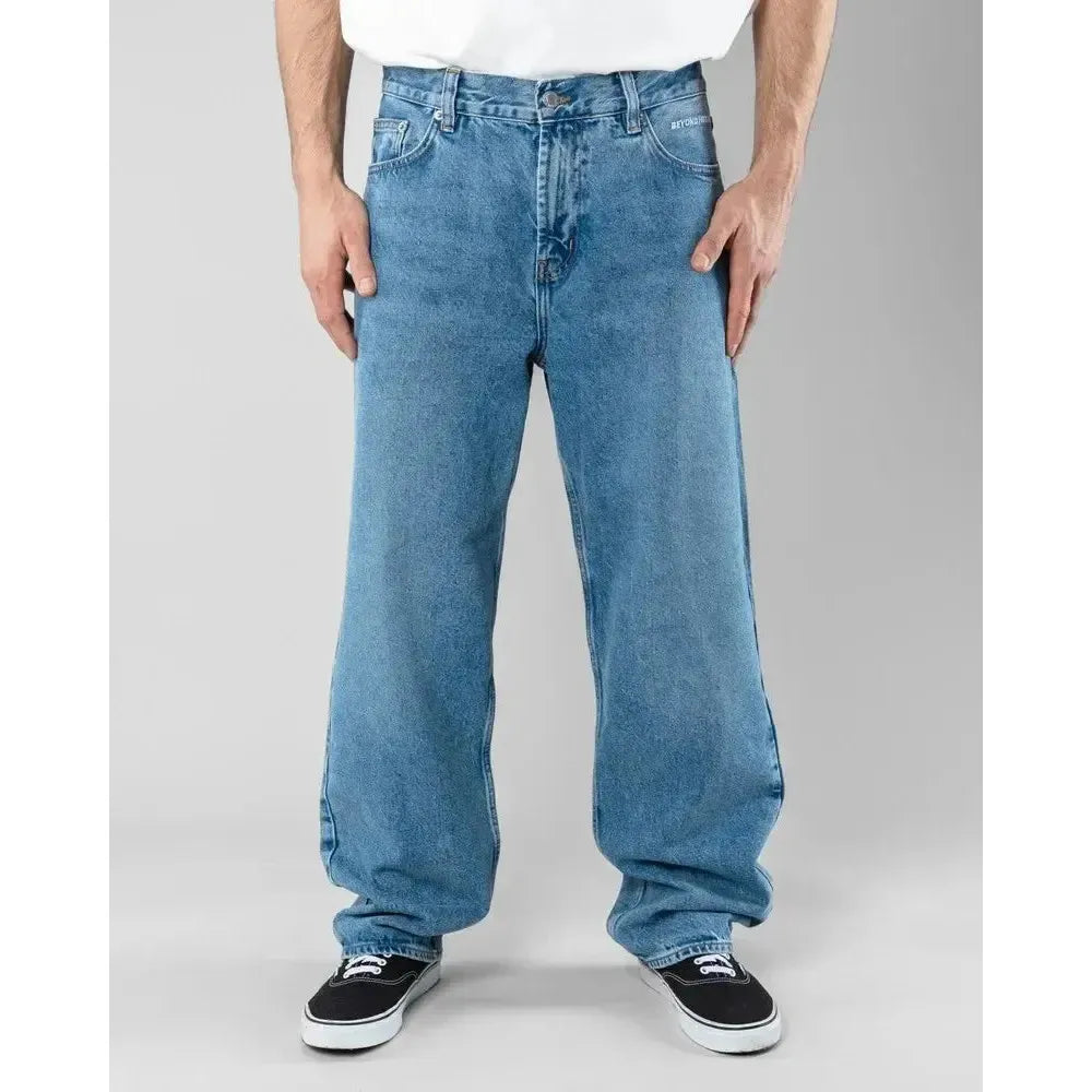 Beyond Medals Loose Jeans - Blue