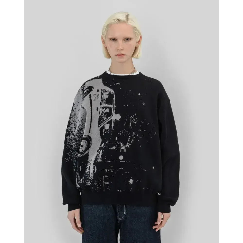 Beyond Medals Jacquard Knit Sweater