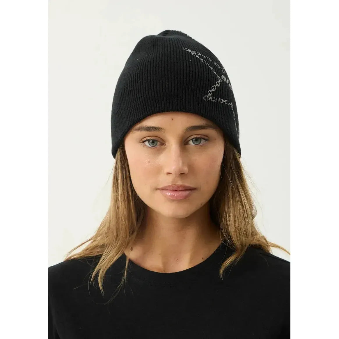 Afends Chains Recycled Beanie - Black