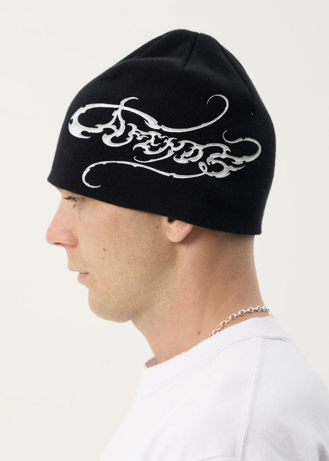Afends Razor Skull Beanie - Black