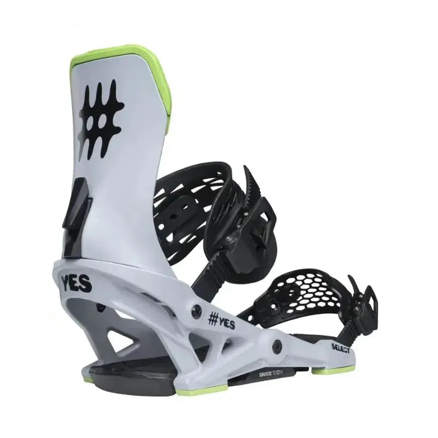 Yes Select Snowboard Binding 2026 | Yay Grey