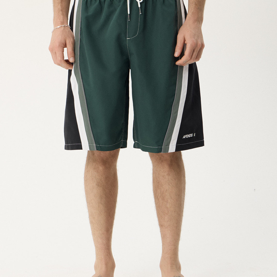 Afends Tallows Swim Short 22" Pine — front