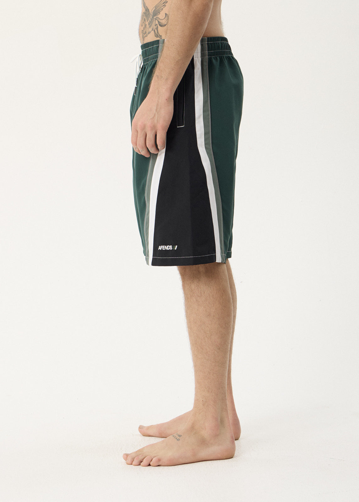 Afends Tallows Swim Short 22" Pine — back