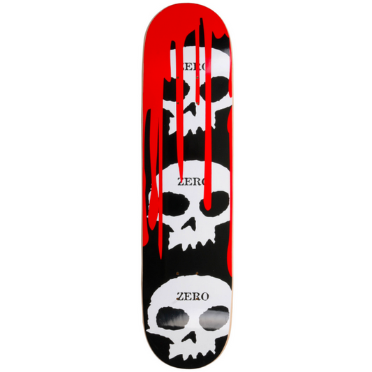 Zero 3 Skull Blood Black 8.5" Skateboard Deck