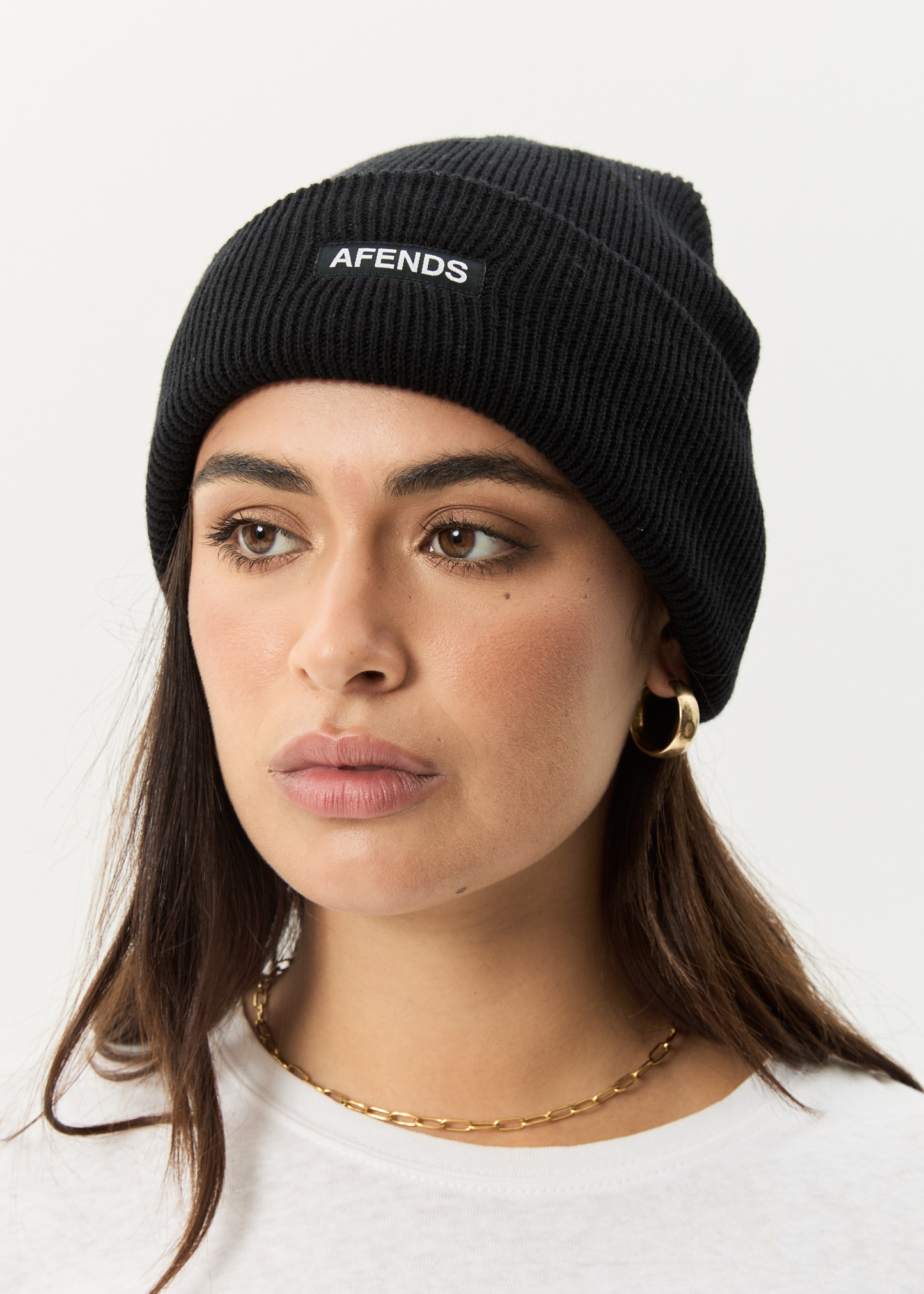 Afends Hometown Recycled Beanie - Black