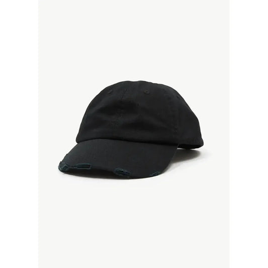 Afends Genesis Six Panel Cap - Stone Black