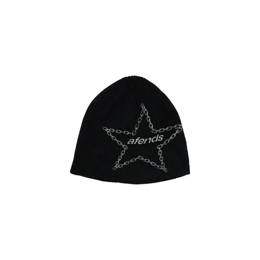 Afends Chains Recycled Beanie - Black