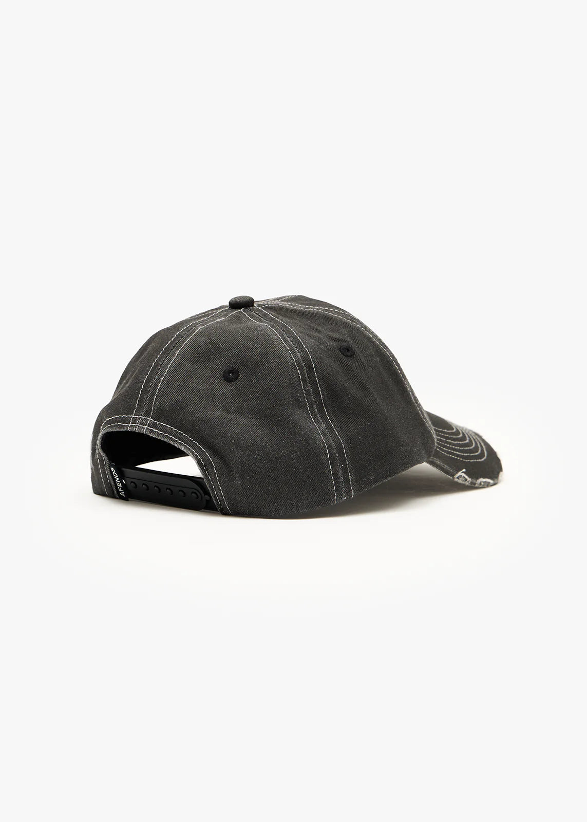 Afends Scorpius Six Panel Cap - Stone Black