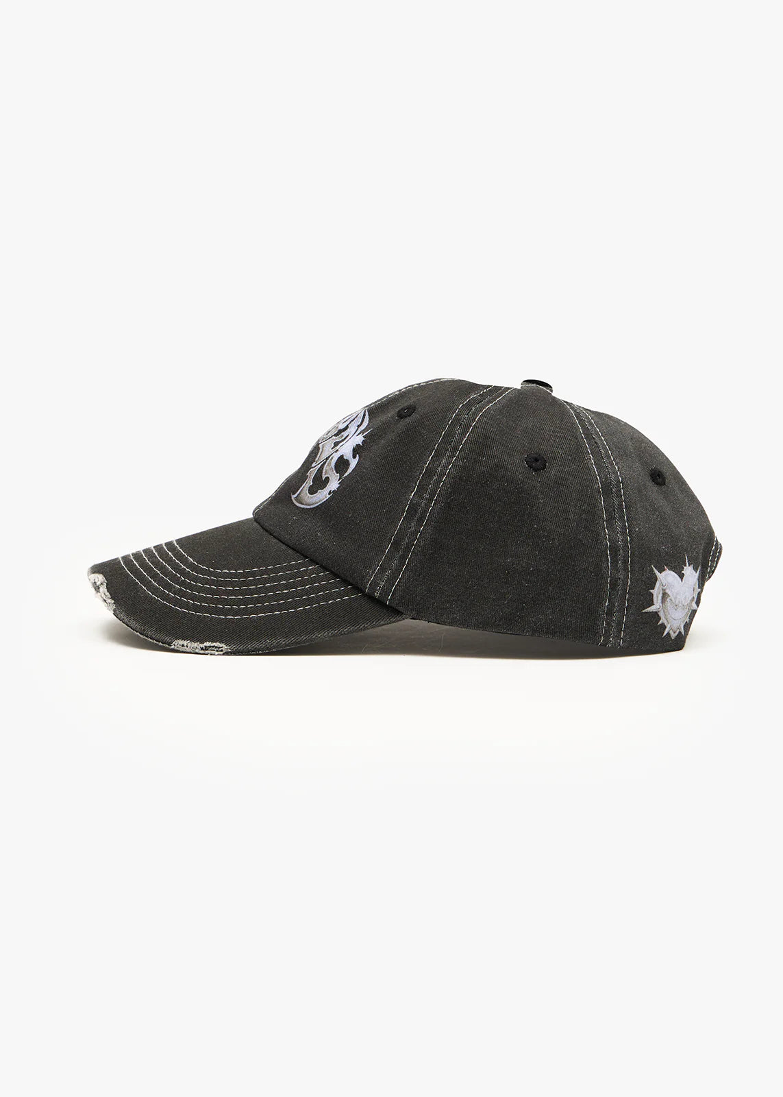 Afends Scorpius Six Panel Cap - Stone Black