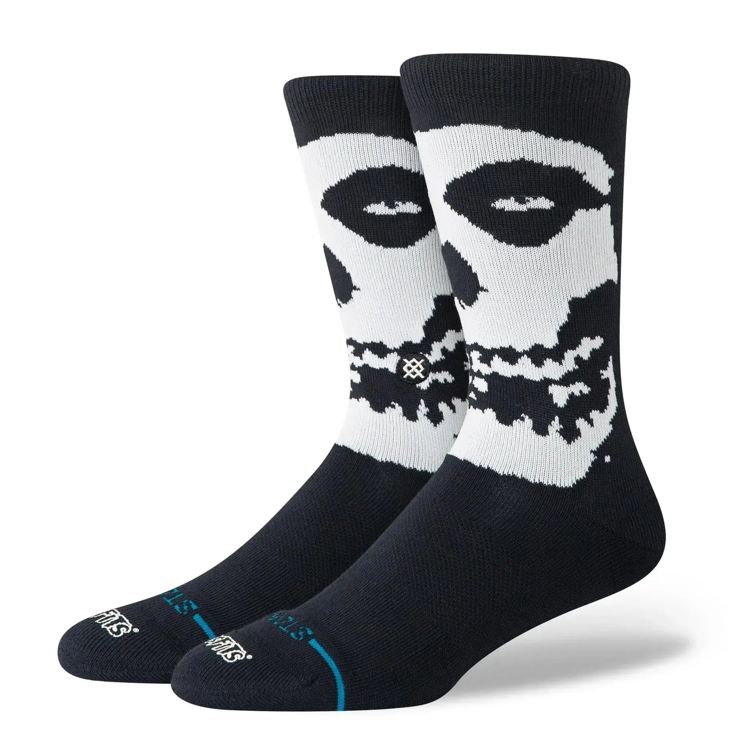 Stance Misfits Beware Crew Socks - Black - Welcome Boardstore