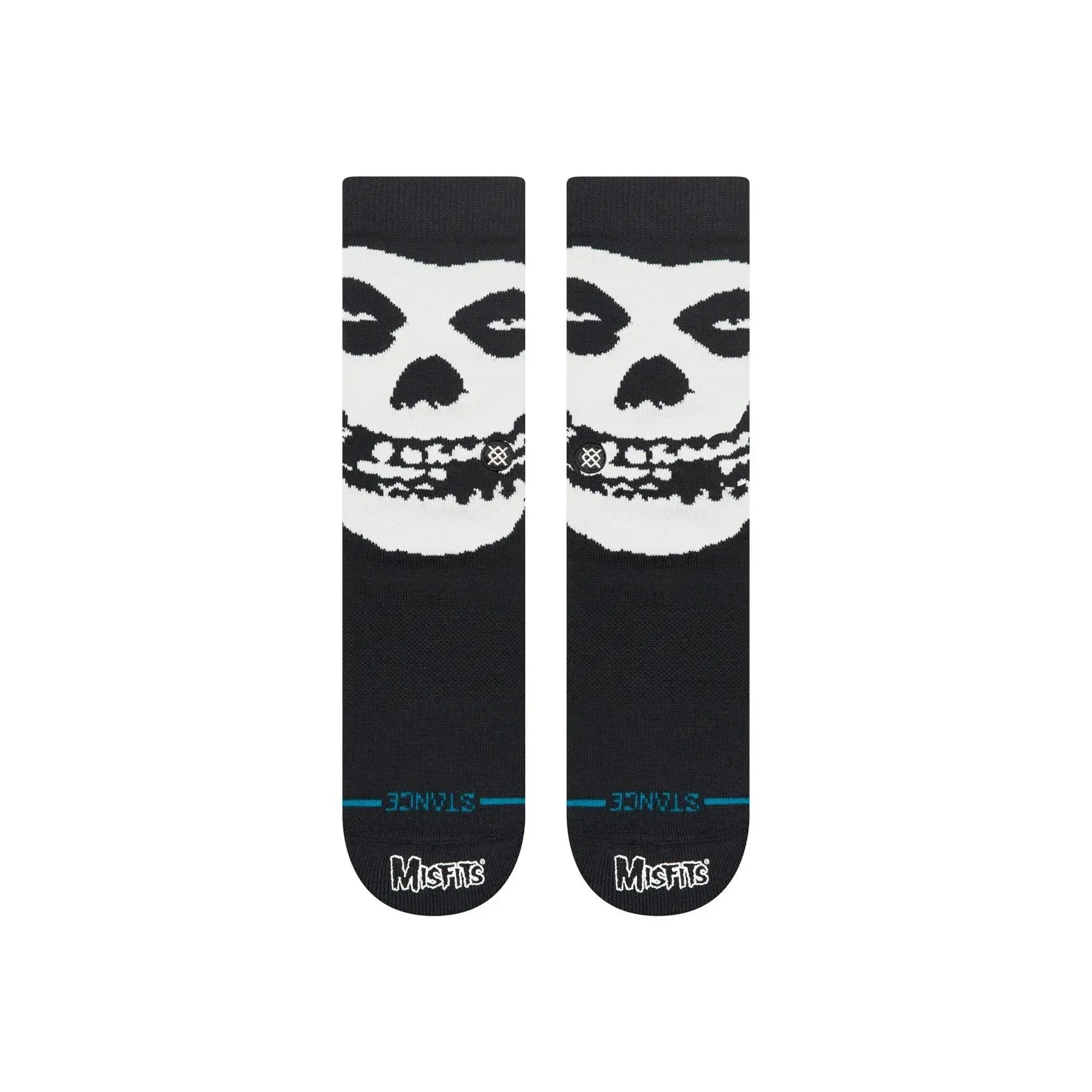 Stance Misfits Beware Crew Socks - Black - Welcome Boardstore