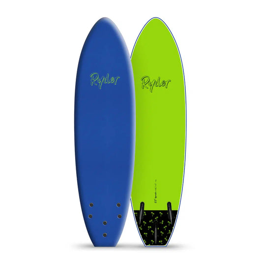 Ryder Apprentice 6FT Foam Surfboard - Mid Blue