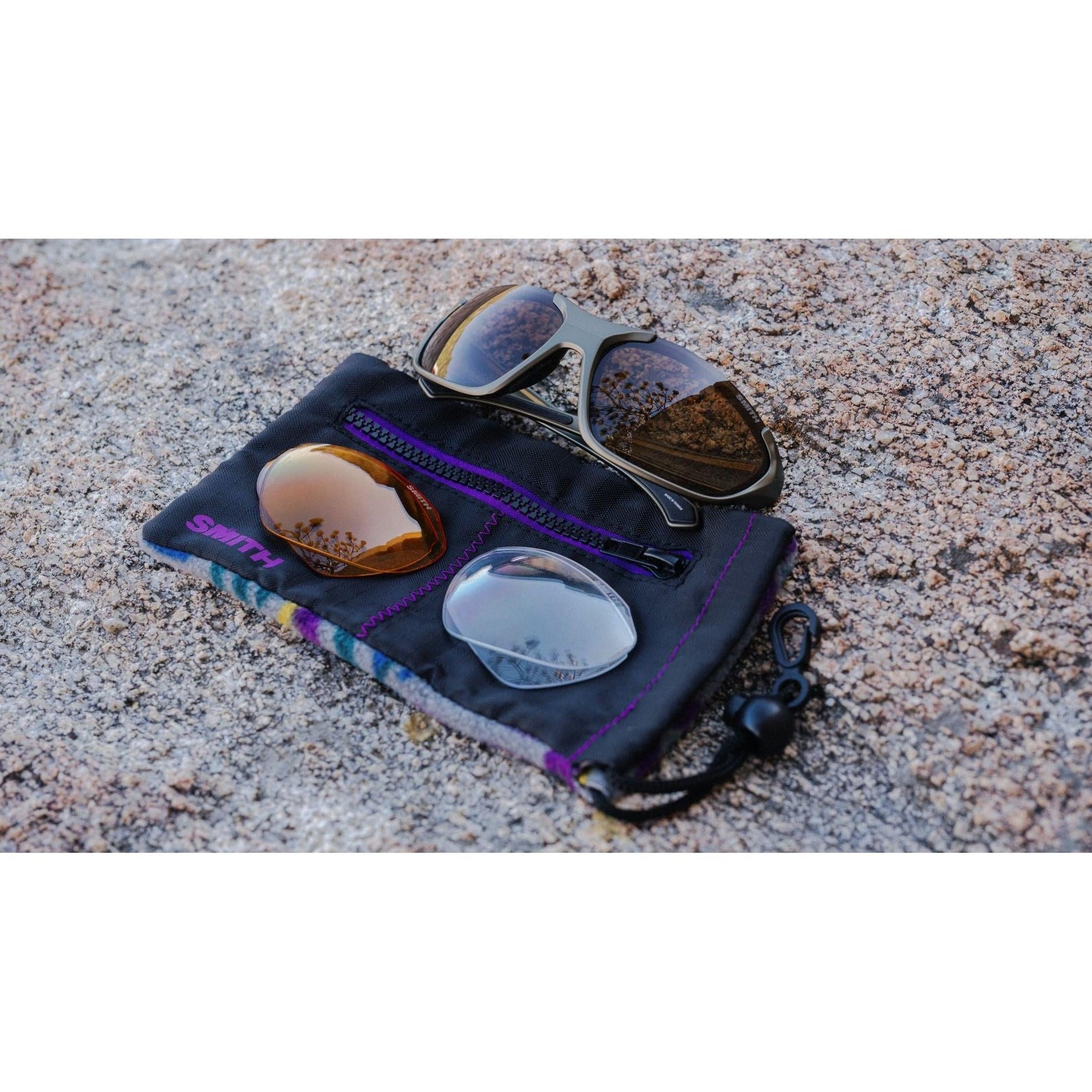 Smith Sliders Sunglasses Matte Olive Oil - Lifestyle 3