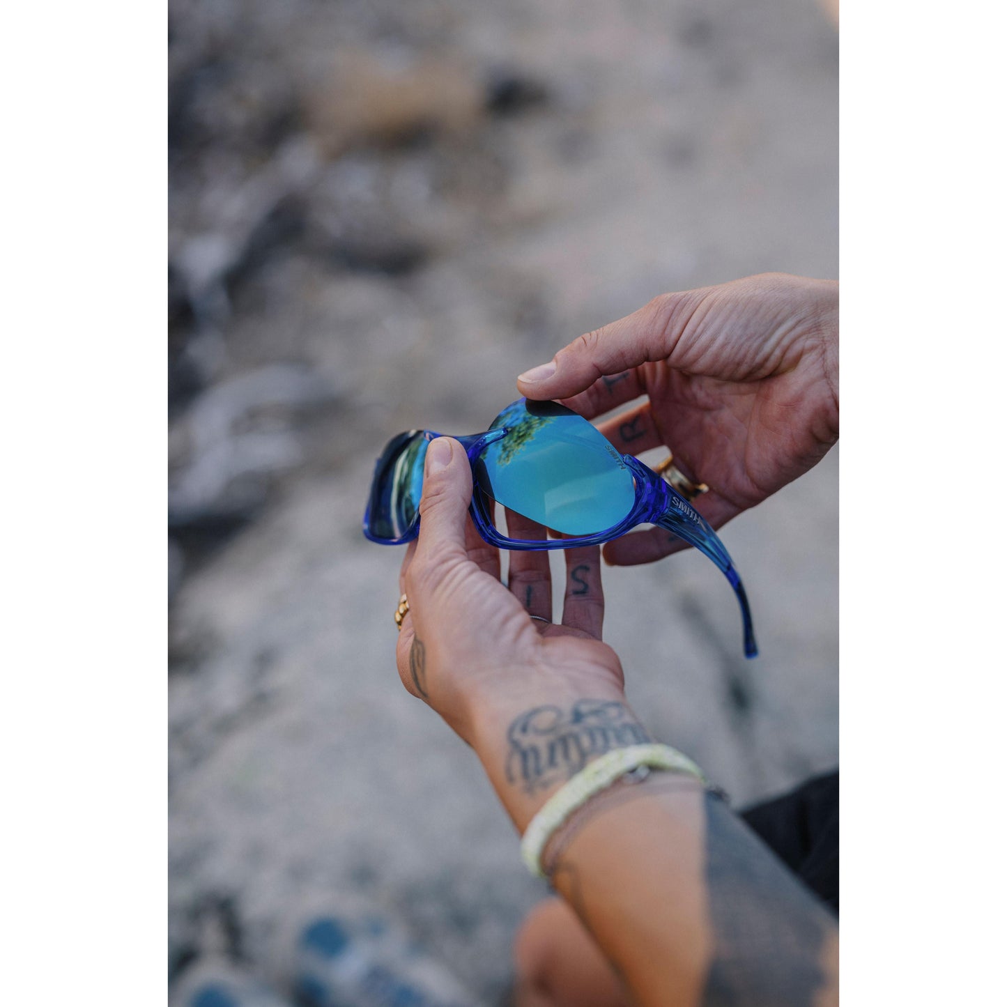 Smith Sliders Sunglasses Electric Supernova - Lifestyle 3