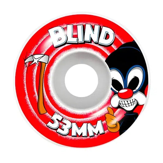 Blind Reaper Impersonator 53mm 99A Skateboard Wheels- Red