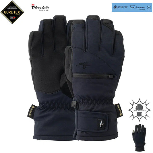 2024 Pow Womens Cascadia GTX +WARM Short Snow Gloves