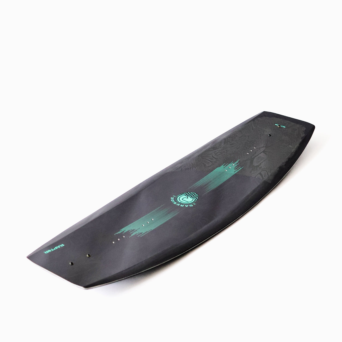 2027 Raptor Darkside Wakeboard — three-quarter angle showing rocker profile