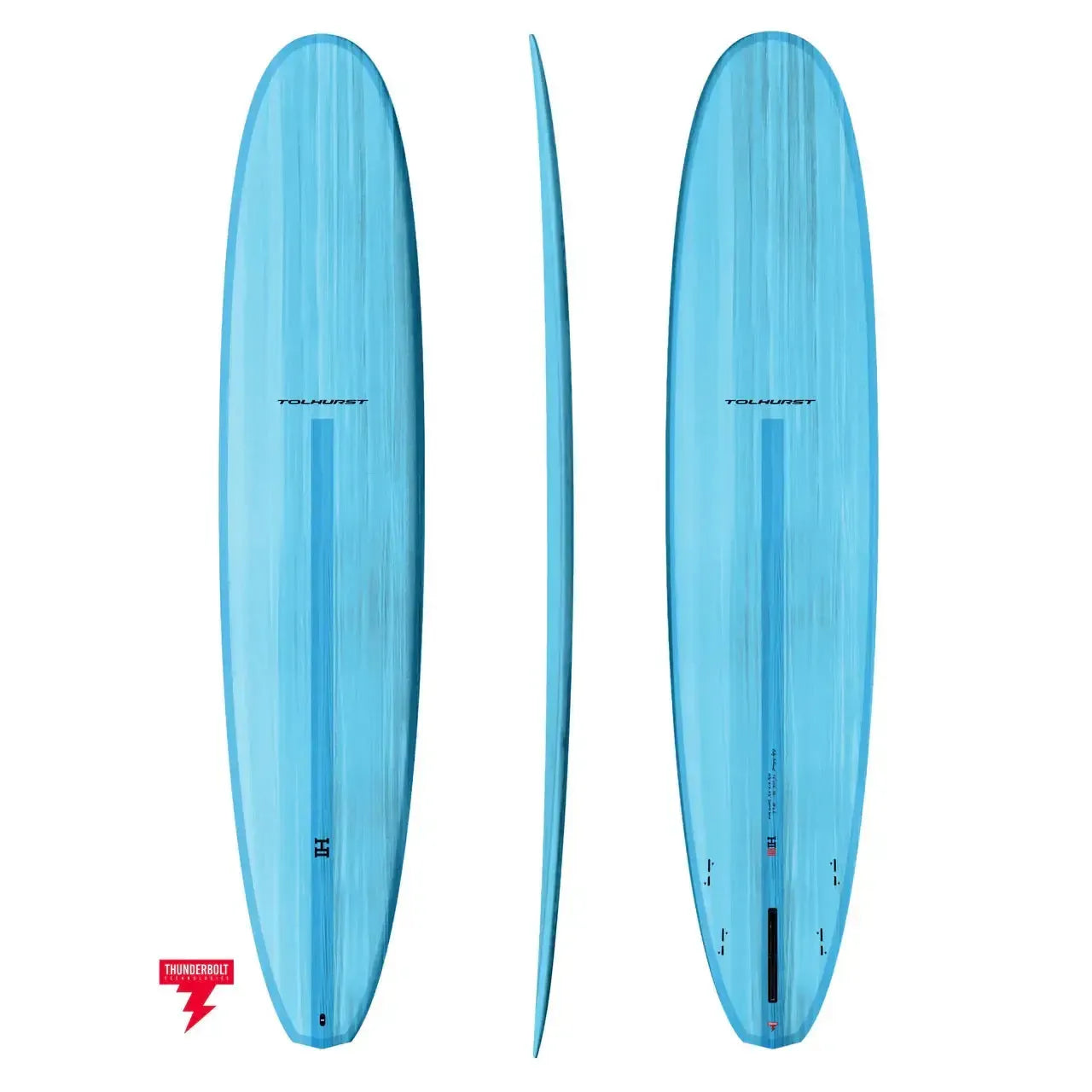 Tolhurst Diamond Driver Thunderbolt 9'2 Surfboard - Sky Blue