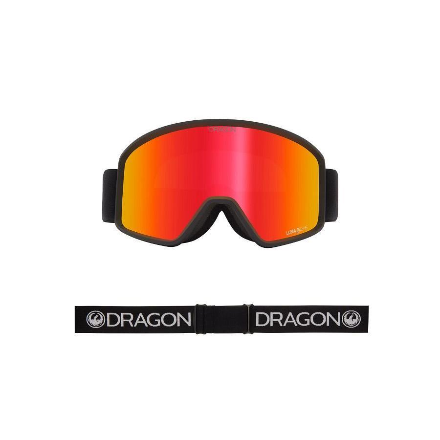 Dragon DX3 L OTG - Black w/ LUMALENS Red Ion Lens