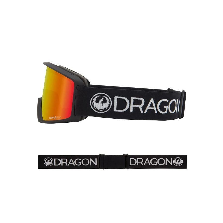 Dragon DX3 L OTG - Black w/ LUMALENS Red Ion Lens