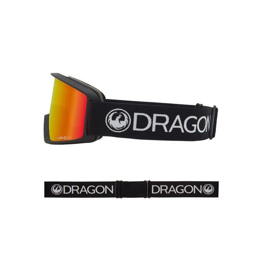 Dragon DX3 L OTG - Black w/ LUMALENS Red Ion Lens