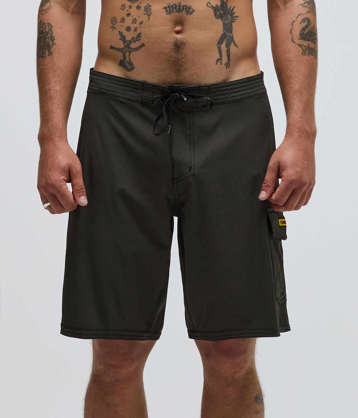 Former Reynolds 19" Trunk Surplus — cargo pocket and side panel detail