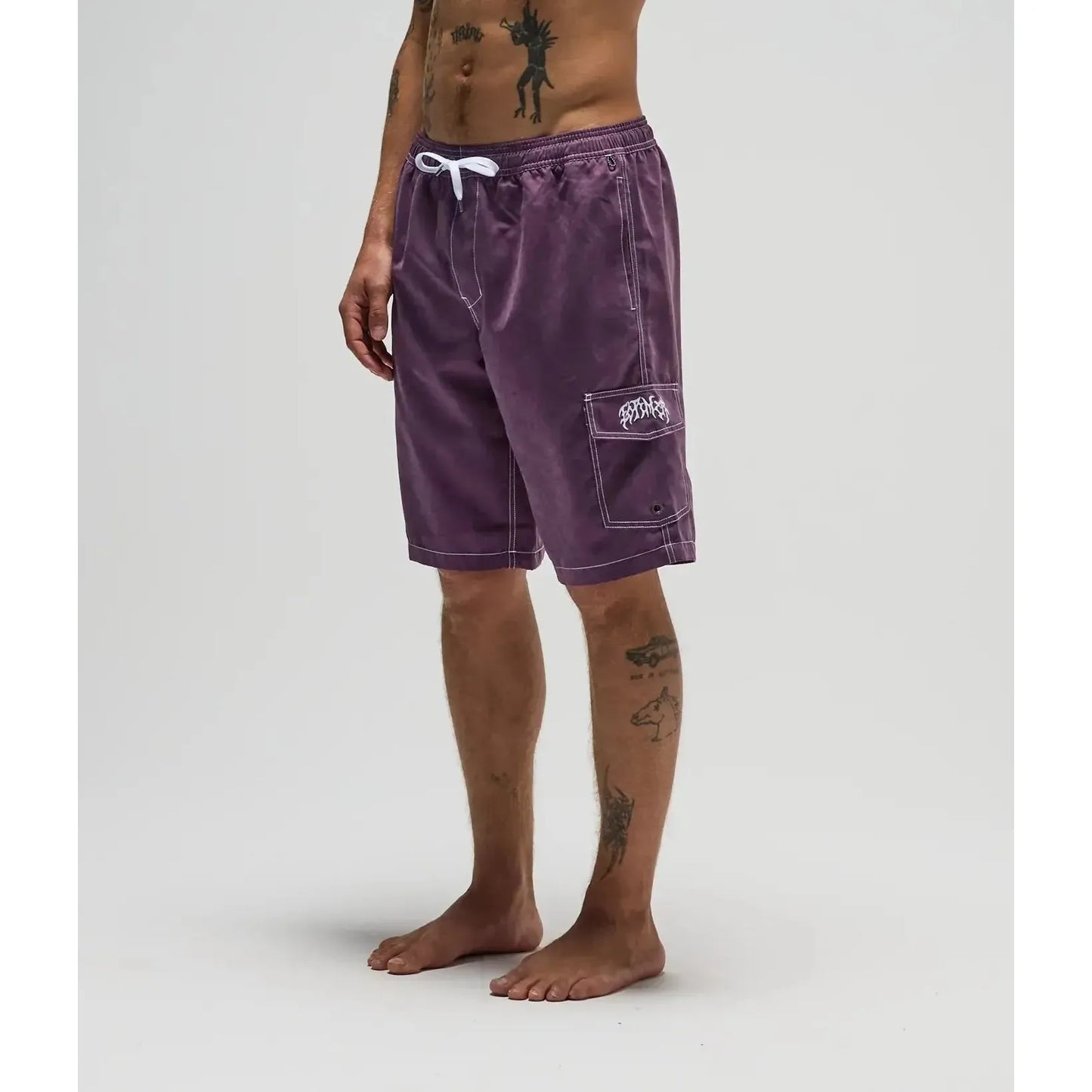 Former Swans Cargo 21" Swim Trunks - Washed Purple