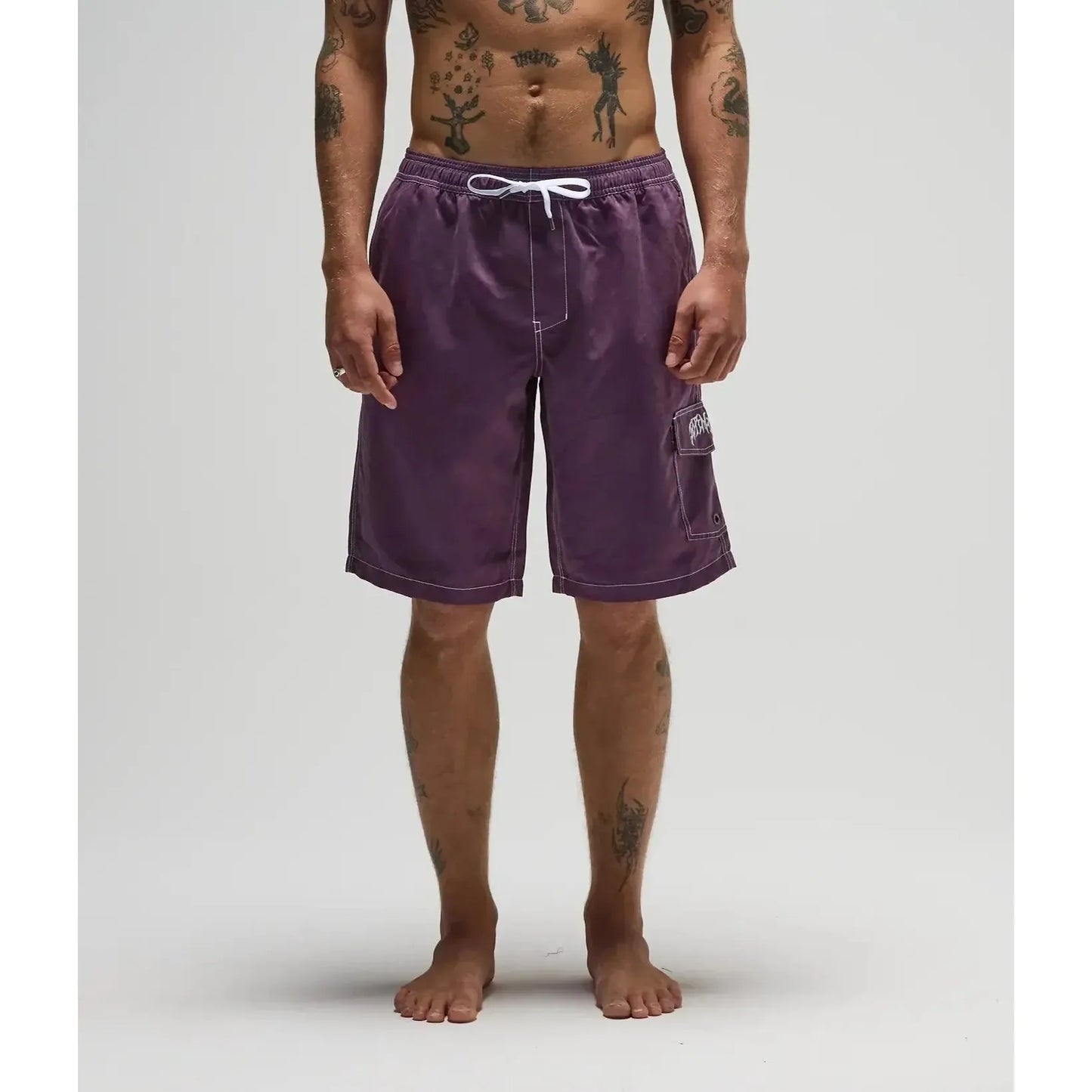 Former Swans Cargo 21" Swim Trunks - Washed Purple