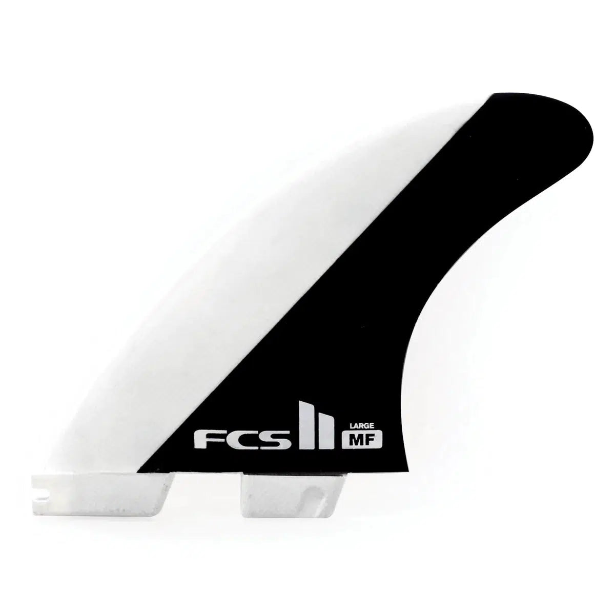 FCS II MF PC Black/White Grom Tri Fins