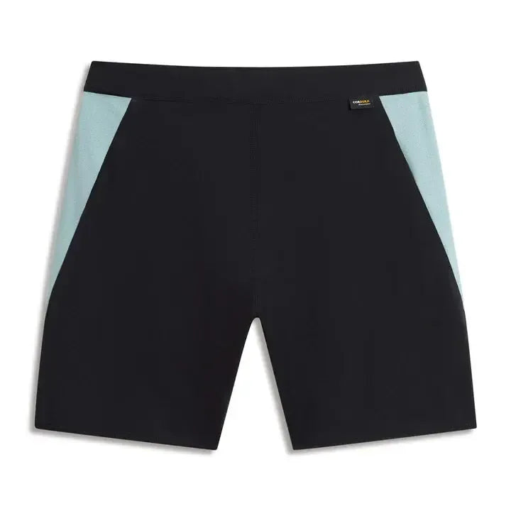 Florence Marine X Cordura® Airtex Boardshort - Black / Lightest Sea Blue