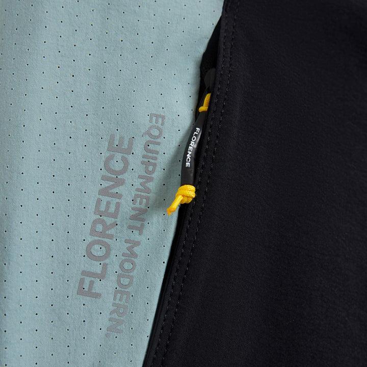 Florence Marine X Cordura® Airtex Boardshort - Black / Lightest Sea Blue