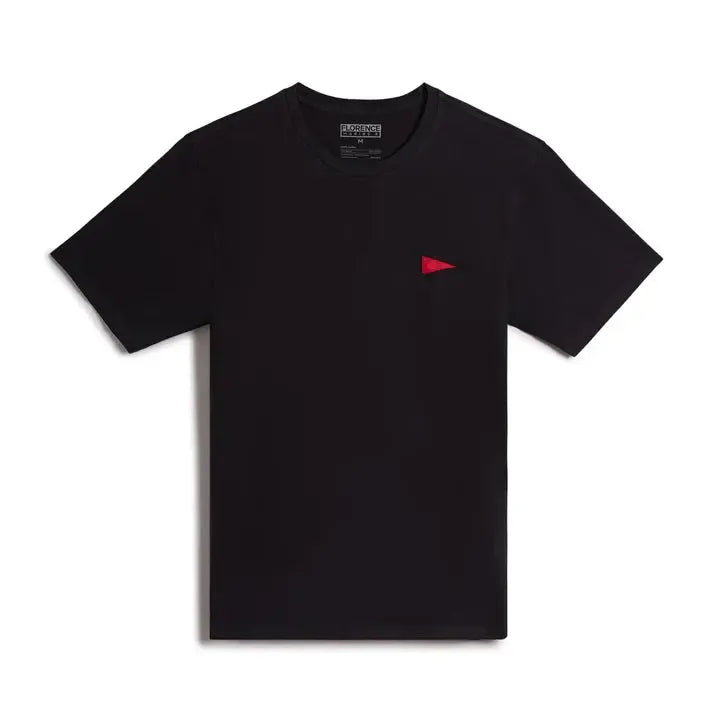 Florence Marine Burgee T-Shirt -Black