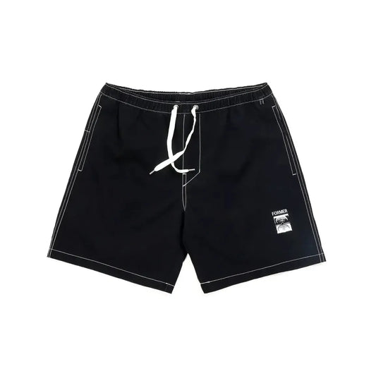 Former Swans Baggy 18" Swim Trunk Shorts - Black
