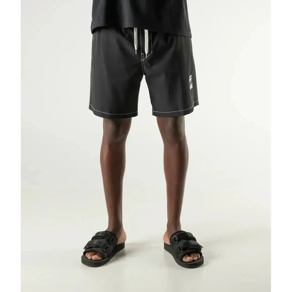 Former Swans Baggy 18" Swim Trunk Shorts - Black
