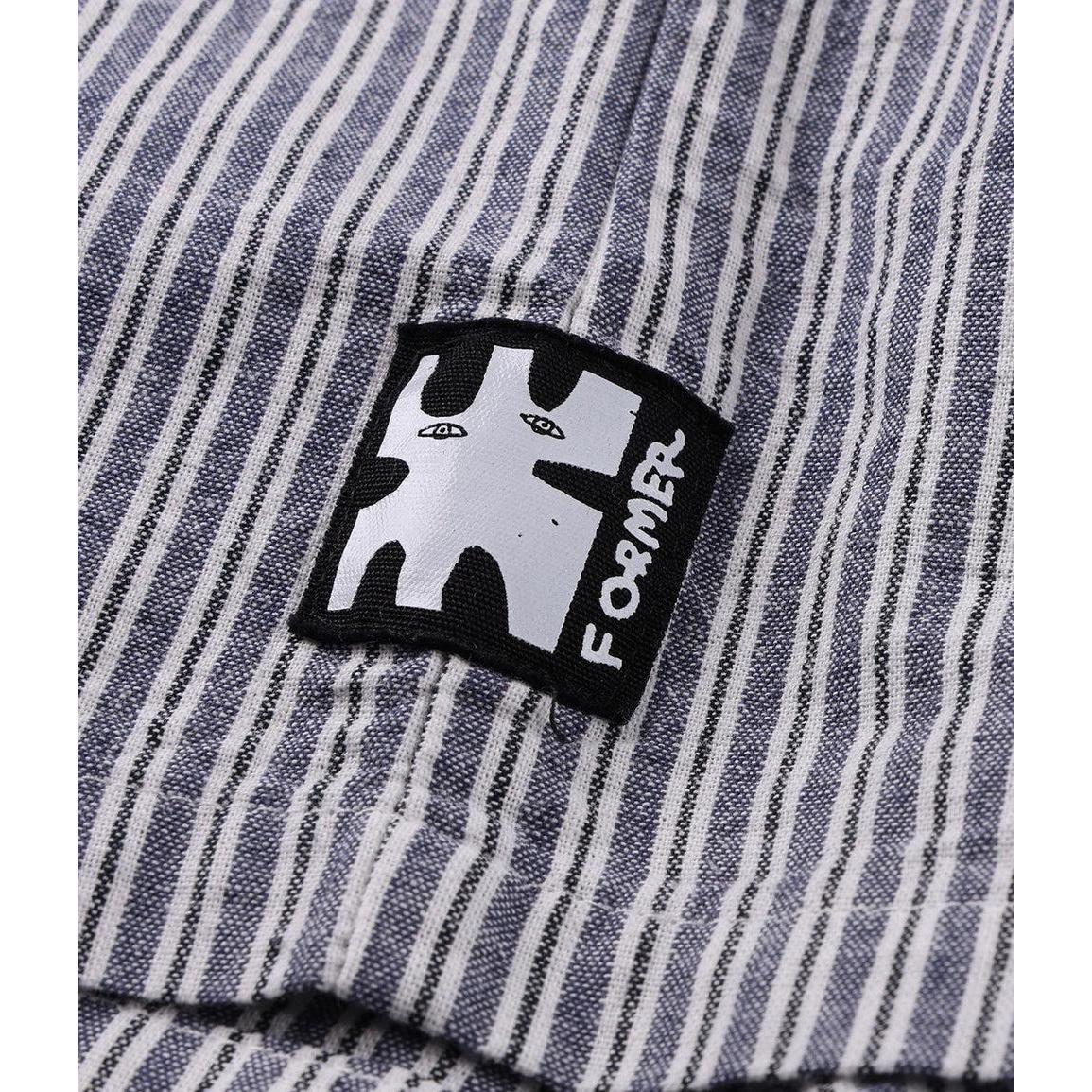 Former Reynolds Stripe SS Shirt - Bone / Navy