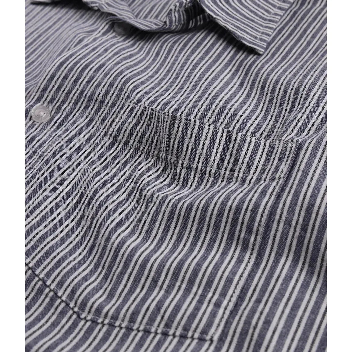 Former Reynolds Stripe SS Shirt - Bone / Navy