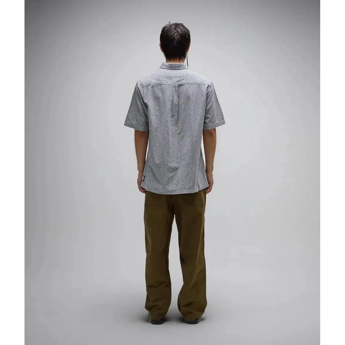 Former Reynolds Stripe SS Shirt - Bone / Navy