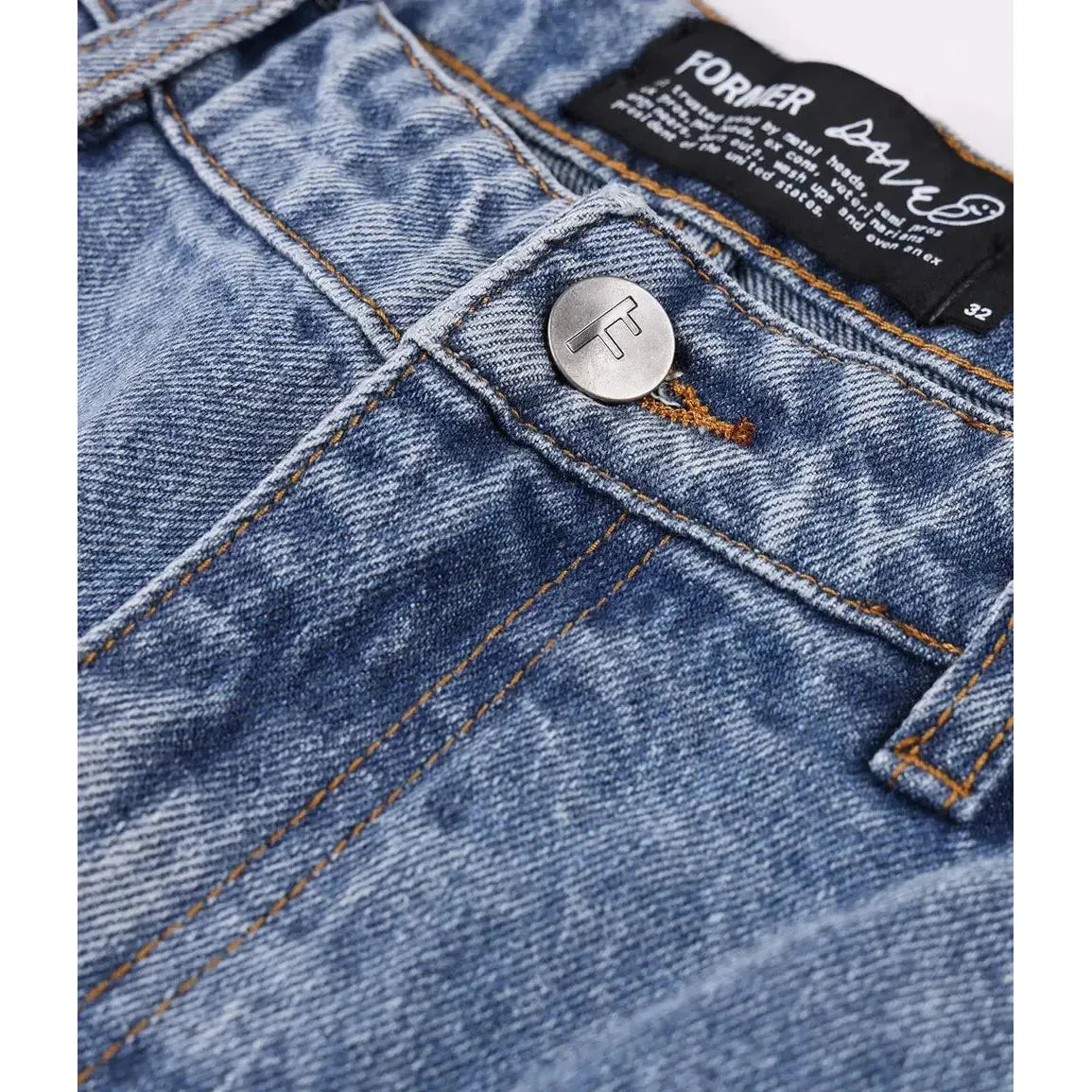 Former Reynolds Denim 21" Walkshorts - Mid Blue