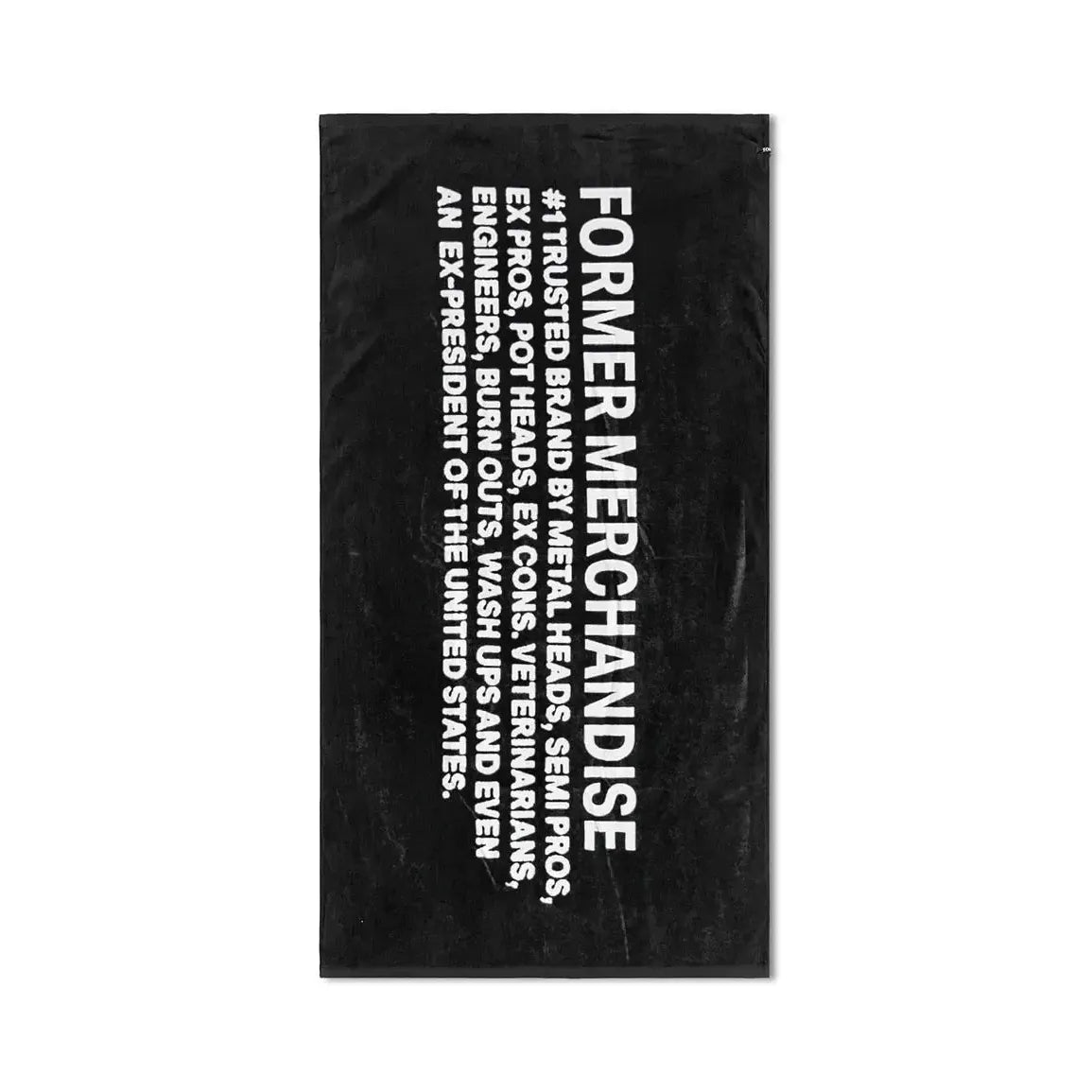 Former Statement Towel - Black