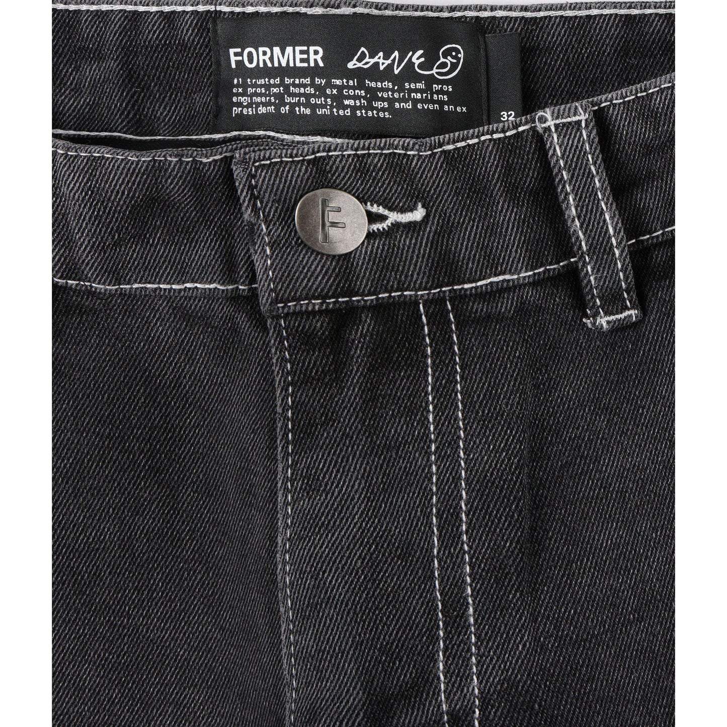 Former Reynolds Flatline Pant - Washed Black