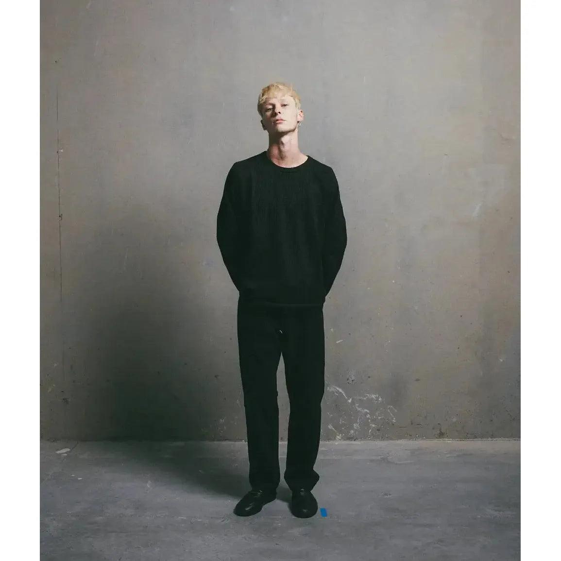 Former Franchise Waffle LS T-Shirt - Black